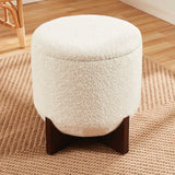 Bradford Round Boucle Ottoman