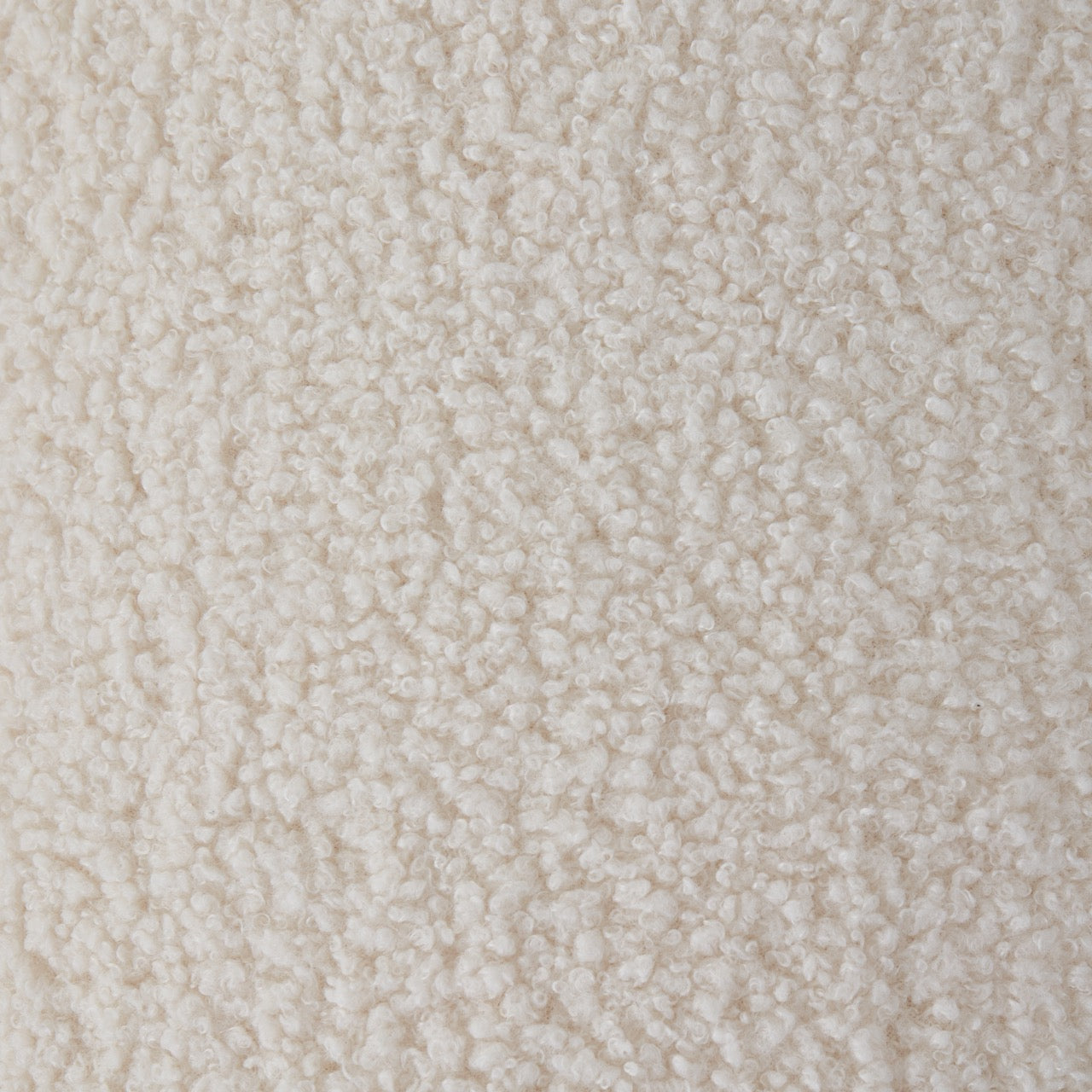 Donovan Round Tufted Boucle Storage Ottoman - White