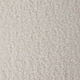 Donovan Round Tufted Boucle Storage Ottoman - White