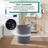 Large Cotton Rope Laundry Hamper Woven Basket with Handles