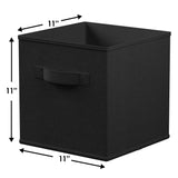 Foldable Storage Cube Bin with Dual Handles