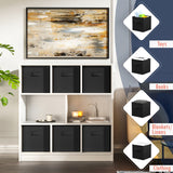 Foldable Storage Cube Bin with Dual Handles